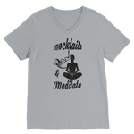 Mocktails&meditate Classic V-Neck T-Shirt