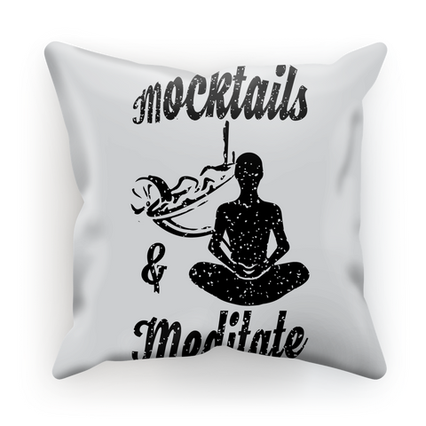 Mocktails&meditate Sublimation Cushion Cover
