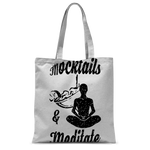 Mocktails&meditate Classic Sublimation Tote Bag