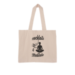 Mocktails&meditate Large Organic Tote Bag